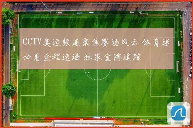 CCTV奥运频道聚焦赛场风云 体育迷必看全程速递 独家金牌追踪