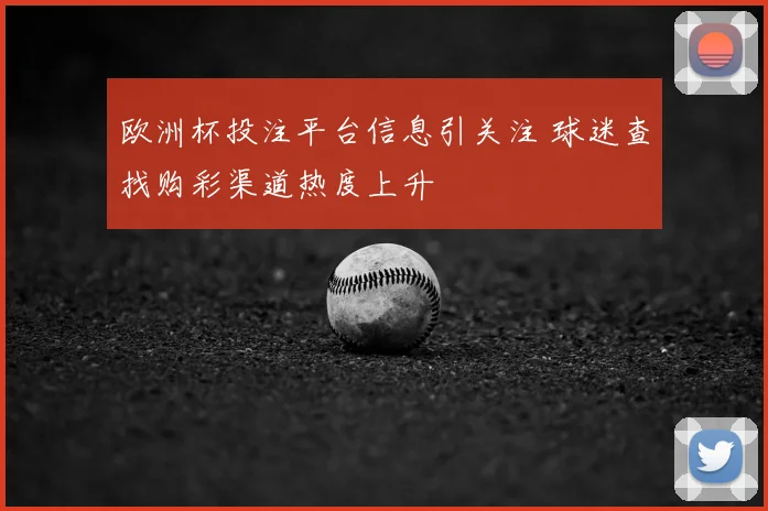 欧洲杯投注平台信息引关注 球迷查找购彩渠道热度上升